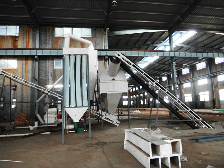 四川时产1-1.5吨秸秆颗粒机生产线